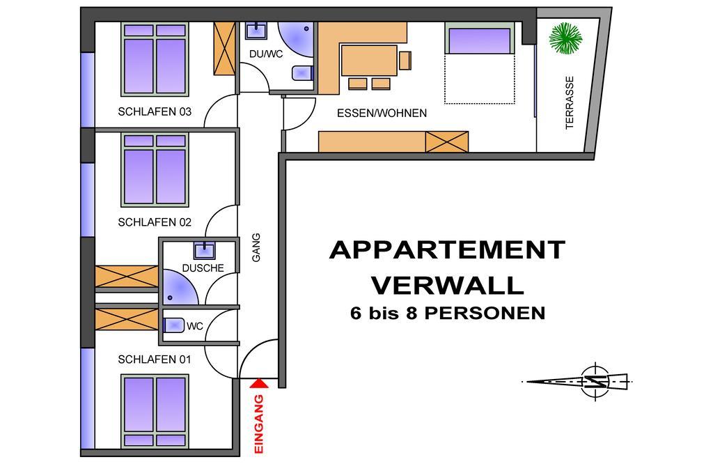 Apart Bellevue Pettneu am Arlberg Habitación foto